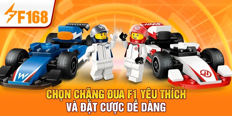Chọn chặng đua F1 yêu thích và đặt cược dễ dàng 